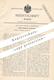 Original Patent - Auguste Laune , Marseille , 1895 , Zündung Für Grubenlampen | Lampe , Lampen | Bergbau , Bergwerk !!! - Documenti Storici