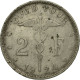 Monnaie, Belgique, 2 Francs, 2 Frank, 1924, TTB, Nickel, KM:92 - 2 Franchi