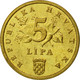 Monnaie, Croatie, 5 Lipa, 2009, TTB, Brass Plated Steel, KM:5 - Kroatien