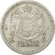 Monnaie, Monaco, Louis II, 2 Francs, Undated (1943), TB+, Aluminium, KM:121 - 1922-1949 Louis II