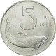 Monnaie, Italie, 5 Lire, 1955, Rome, TTB, Aluminium, KM:92 - 5 Lire