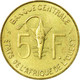 Monnaie, West African States, 5 Francs, 1975, Paris, TB+ - Ivory Coast