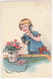 Meisje Met Oude Telefoon - 1934, Vlissingen - (Uitgever: WS + SB 8398) - Antique Telephone - Humorkaarten
