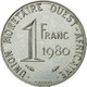 Monnaie, West African States, Franc, 1980, Paris, TTB, Steel, KM:8 - Elfenbeinküste