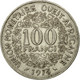 Monnaie, West African States, 100 Francs, 1973, Paris, TB+, Nickel, KM:4 - Costa De Marfil