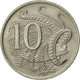 Monnaie, Australie, Elizabeth II, 10 Cents, 1981, Melbourne, TTB, Copper-nickel - 1855-1910 Trade Coinage