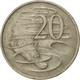 Monnaie, Australie, Elizabeth II, 20 Cents, 1976, Melbourne, TB, Copper-nickel - 1855-1910 Moneta Di Commercio