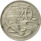 Monnaie, Australie, Elizabeth II, 20 Cents, 1976, Melbourne, TB+, Copper-nickel - 1855-1910 Handelsmünze