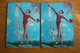 2 Items Lot - Gymnastics  - Small Calendar -  1980 -  STEREO - 3D - Small : 1971-80