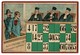 C1900 - Lithographie Glacée - 5 Planches De Loto - Thème : Au Tribunal - Juges - Avocats - Justice - 7 Scans - Jouets Anciens