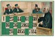 C1900 - Lithographie Glacée - 5 Planches De Loto - Thème : Au Tribunal - Juges - Avocats - Justice - 7 Scans - Oud Speelgoed