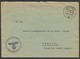 1940 Germany Postally Travelled POW Letter Cover With Censor - Correos De Prisioneros De Guerra