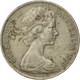 Monnaie, Australie, Elizabeth II, 20 Cents, 1975, Melbourne, TB, Copper-nickel - 1855-1910 Moneda De Comercio