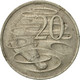 Monnaie, Australie, Elizabeth II, 20 Cents, 1975, Melbourne, TB, Copper-nickel - 1855-1910 Moneda De Comercio