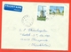 France 2010.Mills. The Envelopes Passed Mail.Stamps From Block.Airmail. - Brieven En Documenten