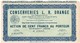 Ancienne Action - Conserveries L. R. Orange - Anciens Etablissement Mouis Rodet - - Industrie