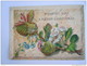 Mignonnette Wishing You A Merry Christmas Kerstroos Ellébore Used 1879 H. Rothe 220  Form. 9  X 12 Cm - Andere & Zonder Classificatie