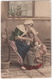 'The Knitting Lesson' - (1914) - Mother And Child , Traditional Clothes - KNITTING / STRICKEN / BREIEN / TRICOT - Taferelen En Landschappen