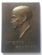 Médaille Bronze. Etienne Henrard. J. Berchmans. Au Docteur Etienne Henrard 1940.  55 X 75 Mm. Traces De Colle Au Verso - Professionnels / De Société