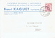 CP Publicitaire - MONTEGNEE 1947 - Henri KAQUET - Imprimerie - Papeterie - Fabrique De Sachets & Cahiers - Saint-Nicolas