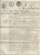 Acte Notarial Notaire Guillochon Briouze Orne Manuscrit Vente Lefoyer Leroi à Bernier 1812 (4 Pages) - Manoscritti