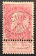 N. 58, 10 Cent Rose, Obl. Depots-relais Harchies 27/7/1901, NIPA 250 - 1893-1900 Fine Barbe