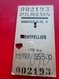 1954-Titre Transport Billet Ticket Simple 50% Redu-2é Classe Chemins De Fer-Marseille St Charles/Montpellier-174km/553fr - Europa