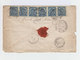 Sur Enveloppe Certificado Bloc De 6 Timbres 5 C. Bleus. CAD Tampico 1901.Cahet D'entrée Paris Chargement. (797) - Mexique