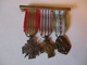 France: Croix De Guerre + Croix Des Combattants 1939 - 1945 (mini) - 1914-18