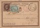 Entier Postal Avigliana Italie Lanslebourg France 1876 - Interi Postali