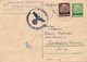 Entier Postal Echternach Luxemburg Surcharge Pour La France - 1940-1944 Ocupación Alemana