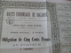 Action Obligation 500 Francs Au Porteur Hauts Fourneaux De Balaruc Les Bains Près Sète 1880 - Industrie