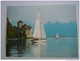 Cpsm Suisse  Chillon Lac Leman Voilier Zeilbootje Edit Stehli - Autres & Non Classés