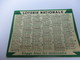 Calendrier De Poche à 1 Volet/LOTERIE NATIONALE/Tirage Tous Les Mercredis/Les Jours De Tirages Sont Imprimé /1960 CAL430 - Sonstige & Ohne Zuordnung