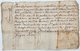 VP13.286 - RUELLE SUR TOUVRE - Acte De 1755 - Billet - Manuscripts