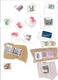 Delcampe - LOT 300 TIMBRES SUR DECOUPES D'ENVELOPPES -scans Joints -MONDE Dont France Allemagne Suisse Espagne Italie Amériques Etc - Vrac (max 999 Timbres)