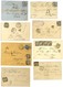 Lot De 50 Lettres + 3 Fragments Avec Type Sage Et Timbres-Taxes. - B / TB. - 1859-1959 Storia Postale