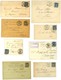 Lot De 50 Lettres + 3 Fragments Avec Type Sage Et Timbres-Taxes. - B / TB. - 1859-1959 Storia Postale