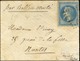 GC 878 (Chaumont En Bassigny) / N° 29 Sur Lettre Pour Nantes, Au Verso Cachet Rouge Des Aérostiers RÉPUBLIQUE FRANCAISE  - Oorlog 1870