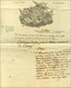 91 / BRUGES + Dept De La Lys Rouge Sur Lettre Avec Texte Et Belle Vignette Daté De Bruges An 5. - TB / SUP. - 1792-1815: Départements Conquis