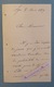 L.A.S Ch. COURBON (ou CAMBON ?) - Lyon 1879 - Lettre Autographe LAS - Autres & Non Classés