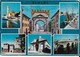 1964 Italy To Israel Vintage Postcard Rimini Multiview - Rimini