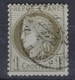 FRANCE 1871:  Le Cérès 1c. (Y&T 50d) Fond Ligné, Oblitéré, Superbe ! - 1871-1875 Ceres