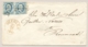 Nederland - 1861 - 2x 5 Cent Willem III In Paar Op Envelop Van Heerlen Naar Roermond - Brieven En Documenten