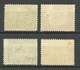 USA 1913 Michel 203 - 206 A * Sc 397 - 400 - Unused Stamps