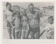 REAL PHOTO, Beach Group Handsome Trunks Men Guys Bikini Women Hommes Femmes Mac Plage Old  Photo Orig - Personnes Anonymes