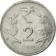 Monnaie, INDIA-REPUBLIC, 2 Rupees, 2012, TTB, Stainless Steel, KM:395 - Inde