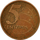 Monnaie, Brésil, 5 Centavos, 2003, TTB, Copper Plated Steel, KM:648 - Brésil