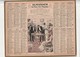 Calendrier Almanach 1916 De L'herault 34 Avec Ces 2 Feuilles Au Dos Carte Des Chemin De Fer Et Comunes De L'lheraut - Big : 1901-20