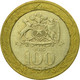 Monnaie, Chile, 100 Pesos, 2010, Santiago, TTB, Bi-Metallic, KM:236 - Chili